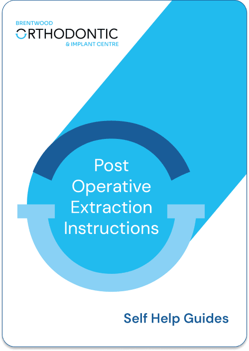 Post Operative Extraction Instructions